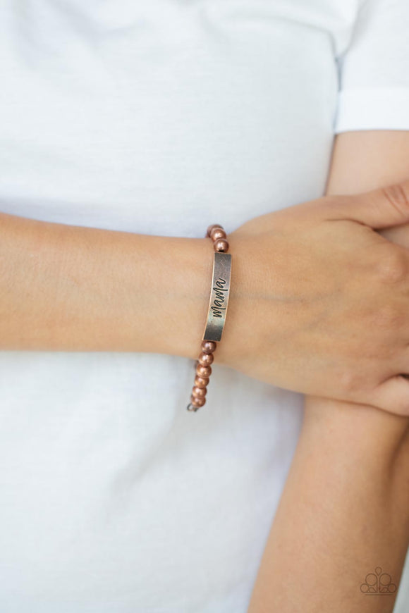 Mom Squad - Copper Bracelet – Paparazzi Accessories