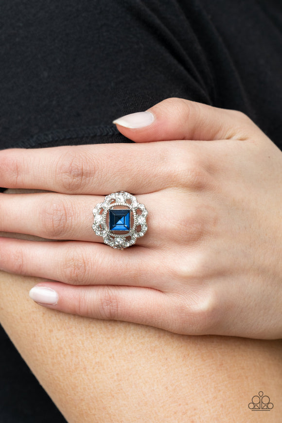 Candid Charisma - Blue Ring – Paparazzi Accessories