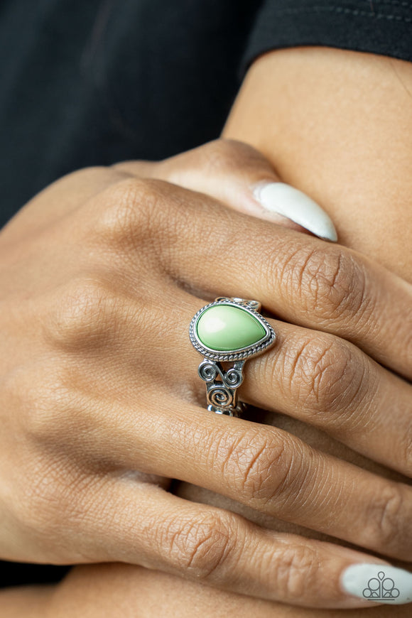 Dreamy Droplets - Green Ring – Paparazzi Accessories