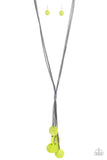 Tidal Tassels - Green Necklace – Paparazzi Accessories