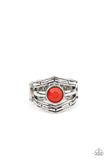 Celestial Collaboration - Red Ring – Paparazzi Accessories