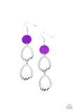 Surfside Shimmer - Purple Earrings – Paparazzi Accessories