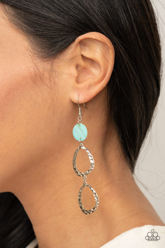 Surfside Shimmer - Blue Earrings – Paparazzi Accessories