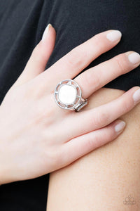 Encompassing Pearlescence - White Ring – Paparazzi Accessories