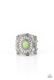 Exquisitely Ornamental - Green Ring – Paparazzi Accessories