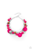Springtime Springs - Pink Bracelet - Paparazzi Accessories