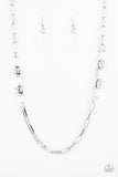 Have I Made Myself Clear? - White  Necklace – Paparazzi Accessories