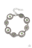 Secret Garden Glamour - Green  Bracelet – Paparazzi Accessories