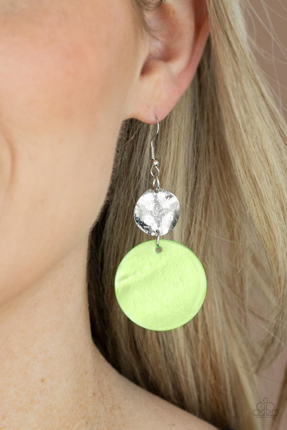 Opulently Oasis - Green Earrings – Paparazzi Accessories