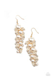 The Party Has Arrived - Gold Earrings – Paparazzi Accessories