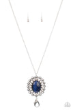 Oh My Medallion - Blue Necklace – Paparazzi Accessories