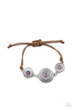Bohemian Botany - Purple Bracelet - Paparazzi Accessories