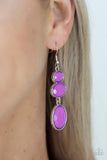 Tiers Of Tranquility - Purple Earrings – Paparazzi Accessories