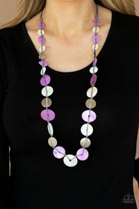 Seashore Spa - Purple Necklace – Paparazzi Accessories