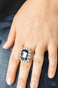 Galactic Glamour - Silver Ring – Paparazzi Accessories