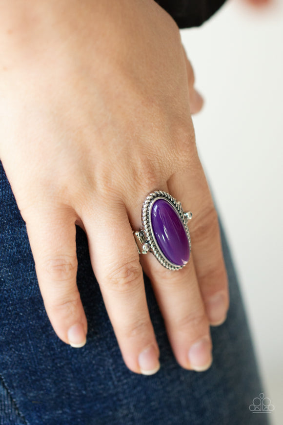 Oval Oasis - Purple Ring – Paparazzi Accessories