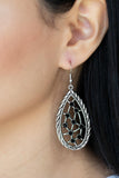 Industrial Incandescence - Black Earrings – Paparazzi Accessories