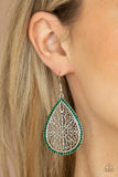 Fleur de Fantasy - Green Earrings – Paparazzi Accessories