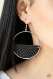 Animal Aesthetic - Black Earrings – Paparazzi Accessories