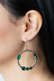 Glamorous Garland - Green Earrings – Paparazzi Accessories