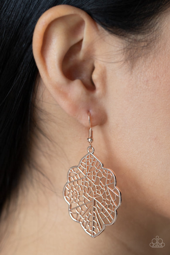 Meadow Mosaic - Rose Gold Earrings – Paparazzi Accessories