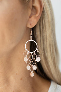 Cyber Chime - Rose Gold Earrings – Paparazzi Accessories