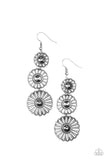 Gazebo Garden - Silver Earrings – Paparazzi Accessories