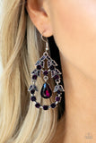 Garden Decorum - Purple Earrings – Paparazzi Accessories