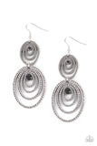 Cosmic Twirl - Black Earrings – Paparazzi Accessories