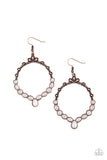 Thai Treasures - Copper Earrings - Paparazzi Accessories