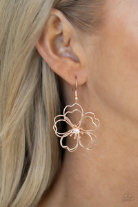 Petal Power - Rose Gold Earrings – Paparazzi Accessories