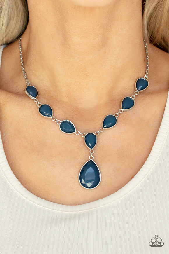 Party Paradise - Blue Necklace – Paparazzi Accessories