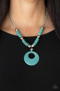 Oasis Goddess - Blue Necklace – Paparazzi Accessories