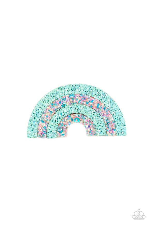 Rainbow Reflections - Blue Hairclip – Paparazzi Accessories