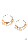 Happy Independence Day - Gold Earrings – Paparazzi Accessories