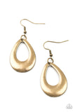 All Allure, All The Time - Brass Earrings – Paparazzi Accessories