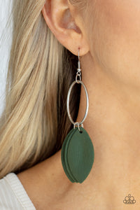 Leafy Laguna - Green Earrings – Paparazzi Accessories