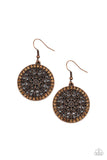 Bollywood Ballroom - Copper Earrings – Paparazzi Accessories