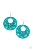 Tropical Reef - Blue Earrings – Paparazzi Accessories