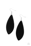 Surf Scene - Black Earrings – Paparazzi Accessories