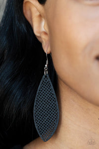 Surf Scene - Black Earrings – Paparazzi Accessories