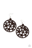 Cosmic Paradise - Brown Earrings – Paparazzi Accessories