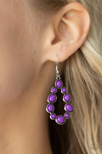 POP-ular Party - Purple Earrings – Paparazzi Accessories