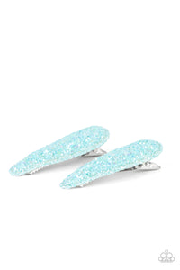 Sugar Plum Sparkle - Blue Hairclip – Paparazzi Accessories