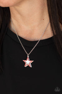 American Anthem - Red Necklace – Paparazzi Accessories