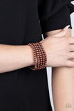 A Pearly Affair - Brown Bracelet – Paparazzi Accessories