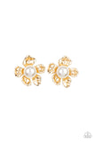 Apple Blossom Pearls - Gold Earrings – Paparazzi Accessories