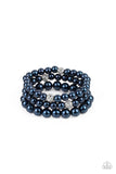 Here Comes The Heiress - Blue Bracelet – Paparazzi Accessories