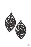 Coral Garden - Black Earrings – Paparazzi Accessories