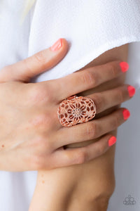 Mandala Grove - Copper  Ring – Paparazzi Accessories